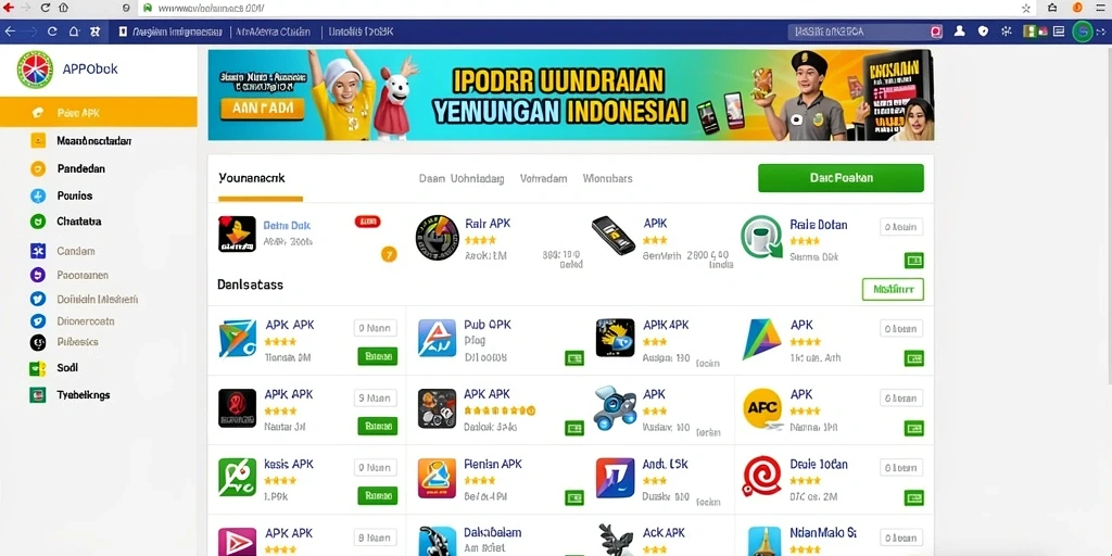Tampilan level yang menakjubkan dan penuh warna.