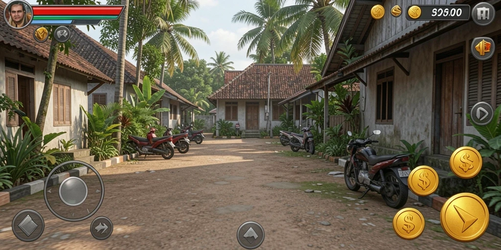 Tangkapan layar dari petualangan epik dalam game.
