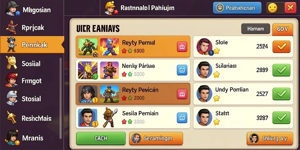 Tampilan antarmuka yang menarik dan mudah digunakan.