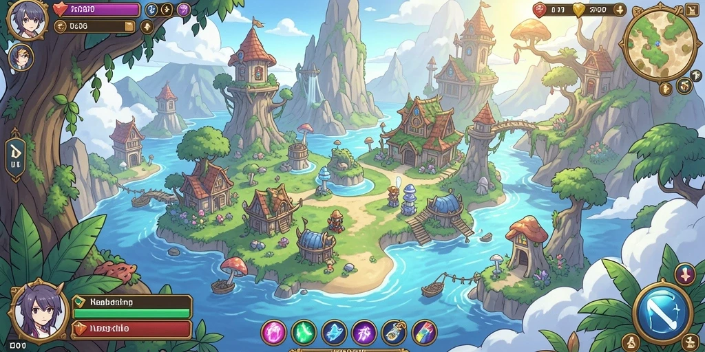 Tampilan gameplay yang menarik dan dinamis.