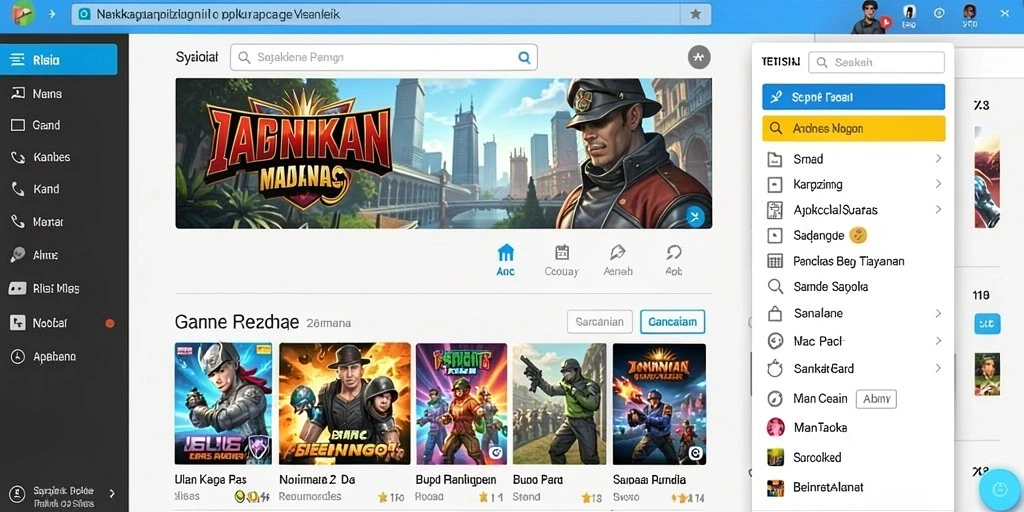 Tampilan antarmuka yang menarik dan mudah digunakan.