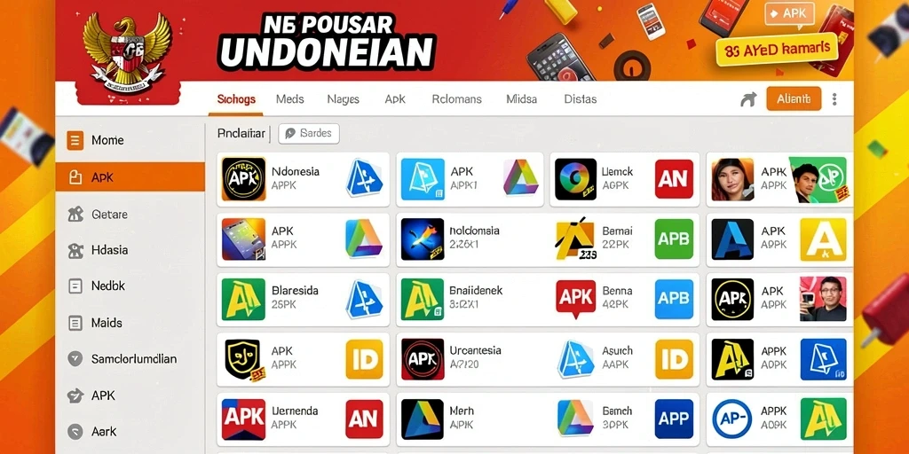 Tampilan menu utama yang menarik dan intuitif.