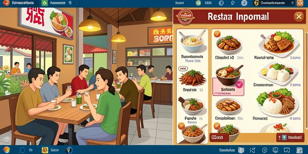 Tampilan awal yang menarik dan ramah pengguna.