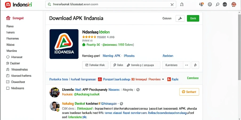 Tampilan antarmuka pengguna yang interaktif.