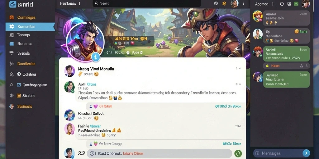 Screenshot menunjukkan grafik indah dan detail permainan.