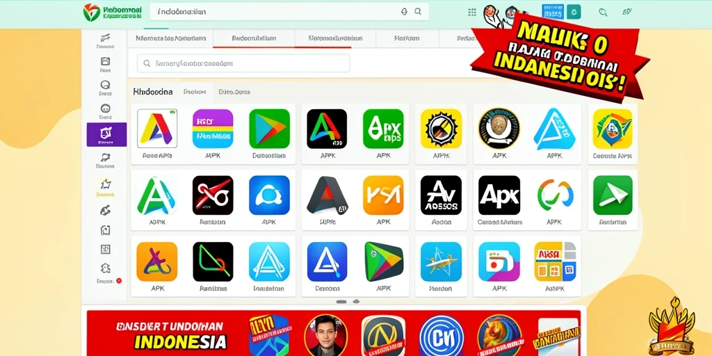 Tampilan awal MEGAHOKI yang menarik dan menggugah rasa penasaran.