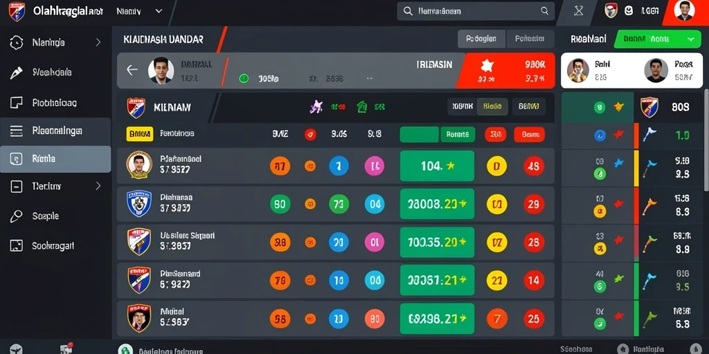 Tampilan antarmuka aplikasi yang modern dan user-friendly.