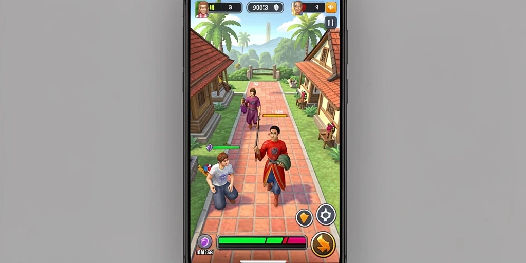 Tampilan awal aplikasi NEKO4D yang menarik.