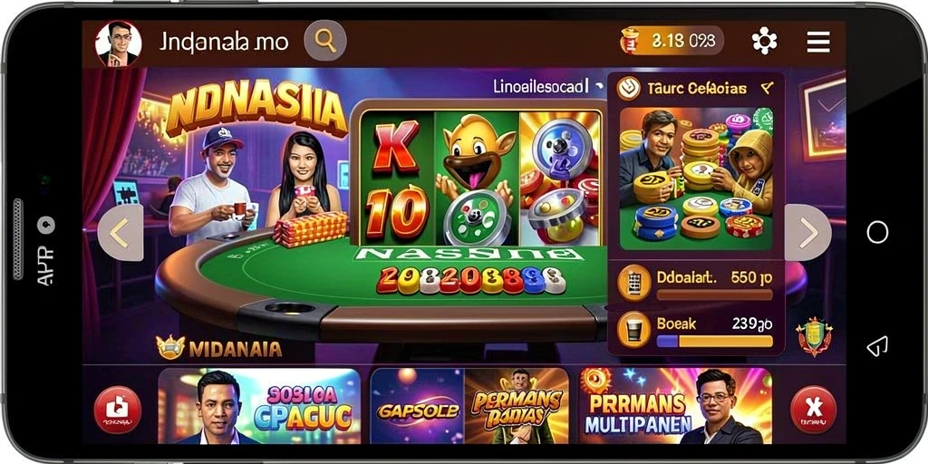 Menampilkan karakter utama dalam aksi seru di level satu.