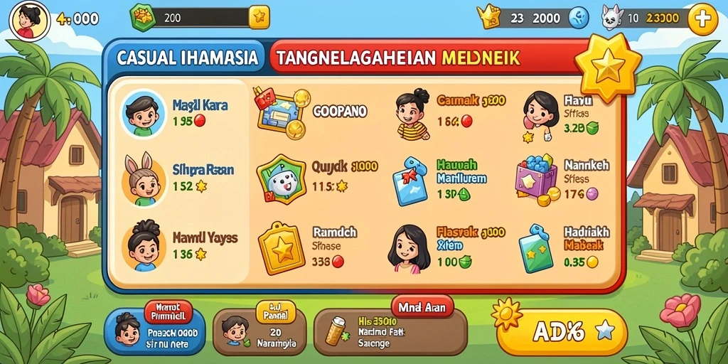 Tampilan antarmuka modern yang menarik.