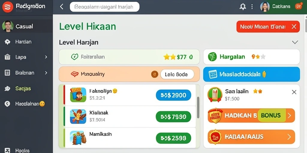 Tampilan antarmuka yang ramah pengguna dan menarik.