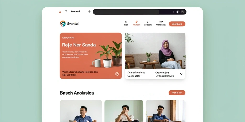 Tampilan antarmuka yang menawan dan mudah digunakan.
