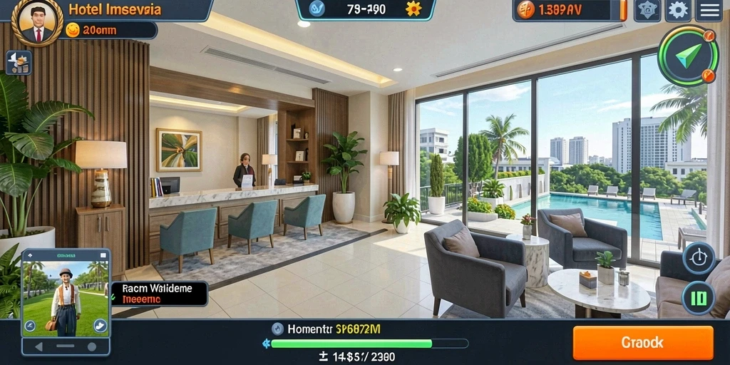 Screenshot menampilkan karakter utama dalam aksi.